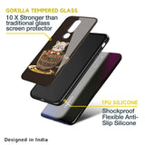 Tea With Kitty Glass Case For Oppo Reno7 Pro 5G