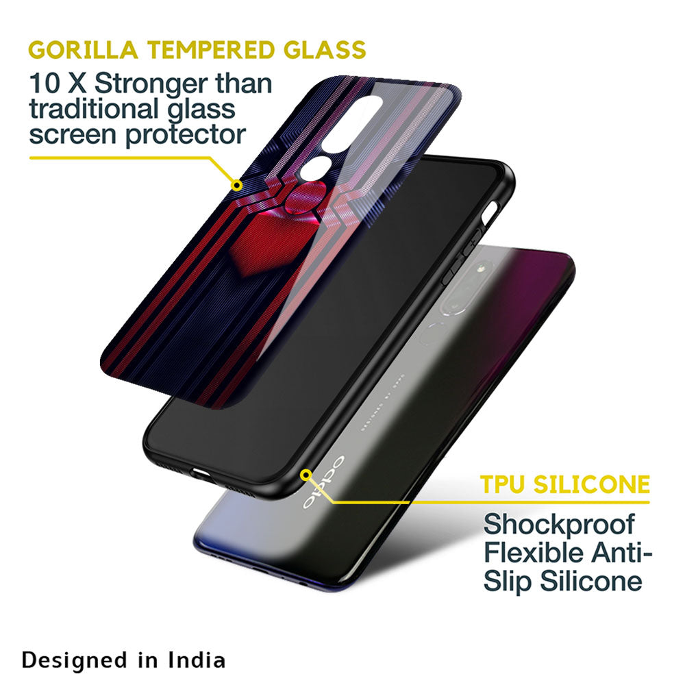 Super Art Logo Glass Case For Oppo F11 Pro