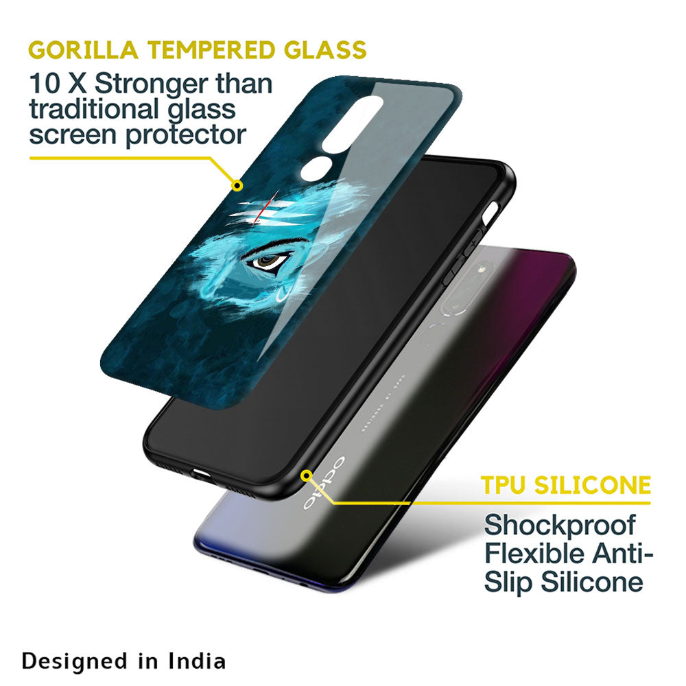 Power Of Trinetra Glass Case For Oppo F11 Pro