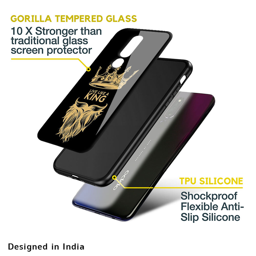 King Life Glass Case For Oppo F11 Pro