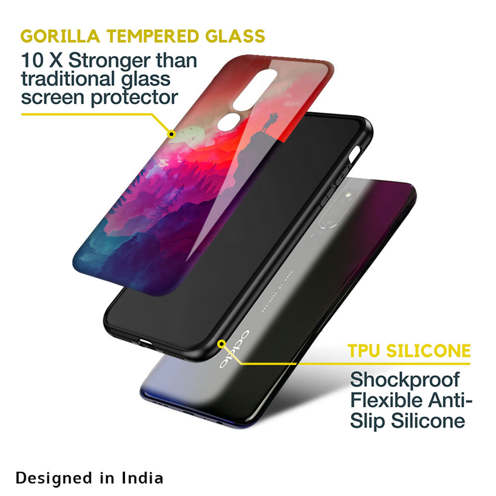 Dream So High Glass Case For Oppo F11 Pro
