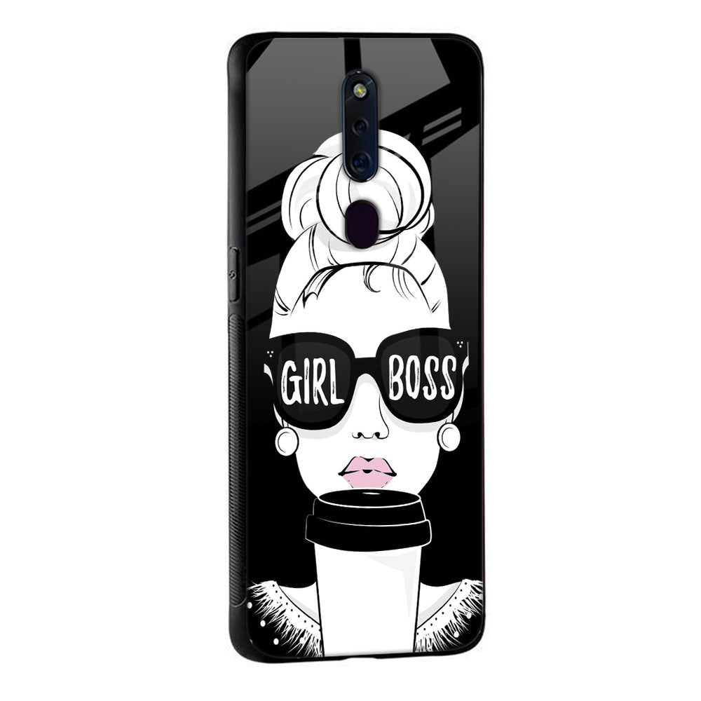 Girl Boss Glass Case For Oppo F11 Pro