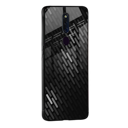 Dark Abstract Pattern Glass Case For Oppo Reno4 Pro