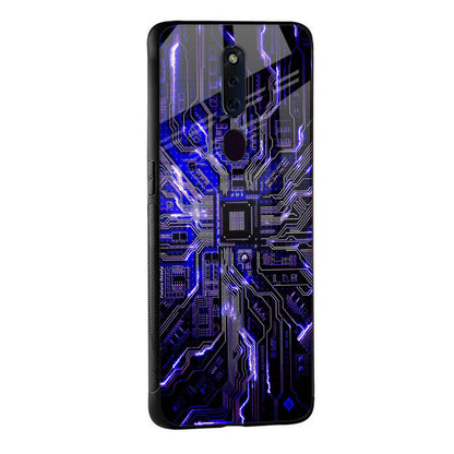 Techno Color Pattern Glass Case For Oppo Reno7 Pro 5G