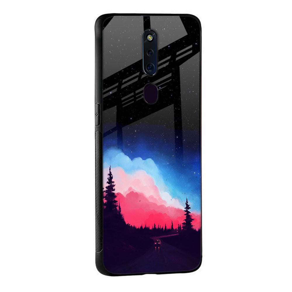Drive In Dark Glass Case For Oppo F11 Pro