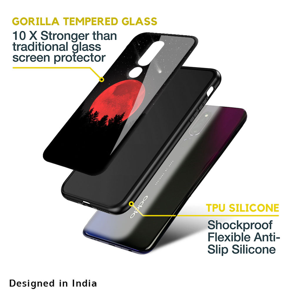 Moonlight Aesthetic Glass Case For Oppo F11 Pro