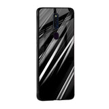 Black & Grey Gradient Glass Case For OPPO A17