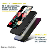 Floral Bunch Glass Case For Oppo Reno8 5G