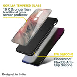 Pink And Grey Marble Glass Case For Oppo Reno7 Pro 5G