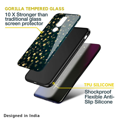 Dazzling Stars Glass Case For Oppo F11 Pro