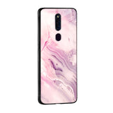 Diamond Pink Gradient Glass Case For Oppo Reno8 5G
