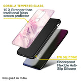 Diamond Pink Gradient Glass Case For Oppo F11 Pro