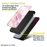 Diamond Pink Gradient Glass Case For Oppo Reno8 Pro 5G