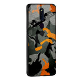 Camouflage Orange Glass Case For Oppo Reno7 Pro 5G