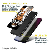 Angry Tiger Glass Case For Oppo Reno7 Pro 5G