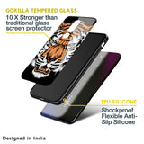 Angry Tiger Glass Case For Oppo Reno8 5G