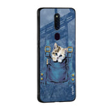 Kitty In Pocket Glass Case For Oppo Reno8 Pro 5G