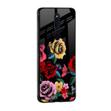 Floral Decorative Glass Case For Oppo Reno8 5G