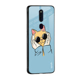 Adorable Cute Kitty Glass Case For Oppo A36