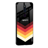 Abstract Arrow Pattern Glass Case For Oppo Reno5 Pro