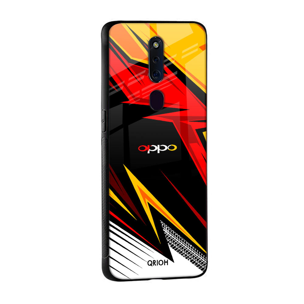 Race Jersey Pattern Glass Case For Oppo A33