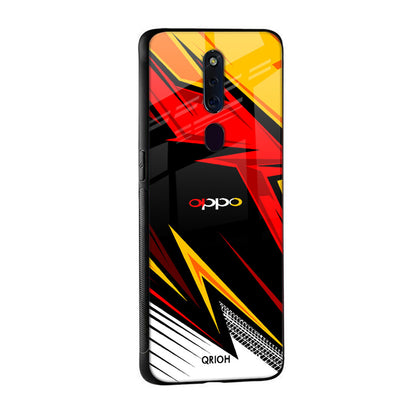 Race Jersey Pattern Glass Case For Oppo A33