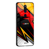 Race Jersey Pattern Glass Case For Oppo F19 Pro