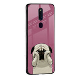 Funny Pug Face Glass Case For Oppo F11 Pro
