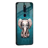 Adorable Baby Elephant Glass Case For Oppo F11 Pro