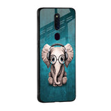 Adorable Baby Elephant Glass Case For Oppo A36