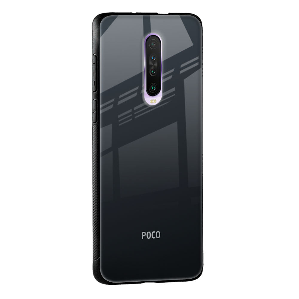 Stone Grey Glass Case For Poco X2