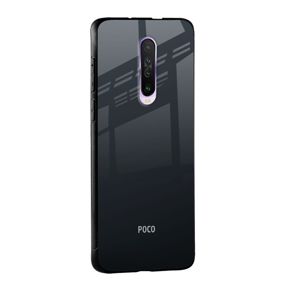 Stone Grey Glass Case For Poco F4 5G