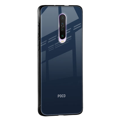 Overshadow Blue Glass Case For Poco X2