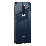 Overshadow Blue Glass Case For Poco X3