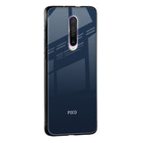 Overshadow Blue Glass Case For Poco X3 Pro