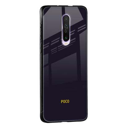 Deadlock Black Glass Case For Poco X3