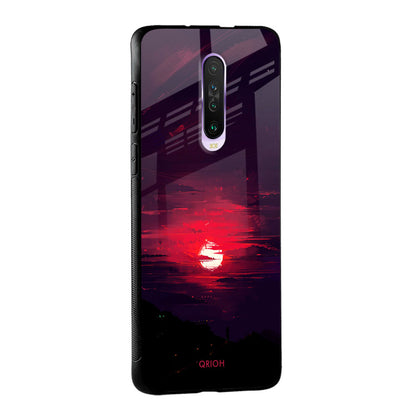 Morning Red Sky Glass Case For Poco X4 Pro 5G