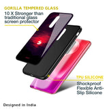 Morning Red Sky Glass Case For Poco X2