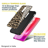 Leopard Seamless Glass Case For Poco M3