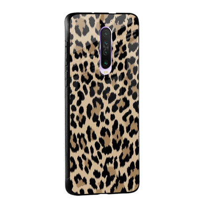 Leopard Seamless Glass Case For Poco F4 5G