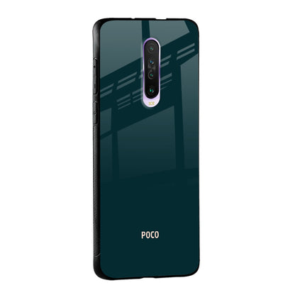 Hunter Green Glass Case For Poco X4 Pro 5G