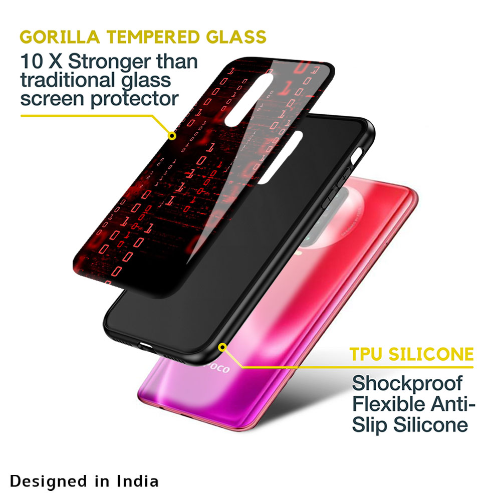 Let's Decode Glass Case For Poco X4 Pro 5G