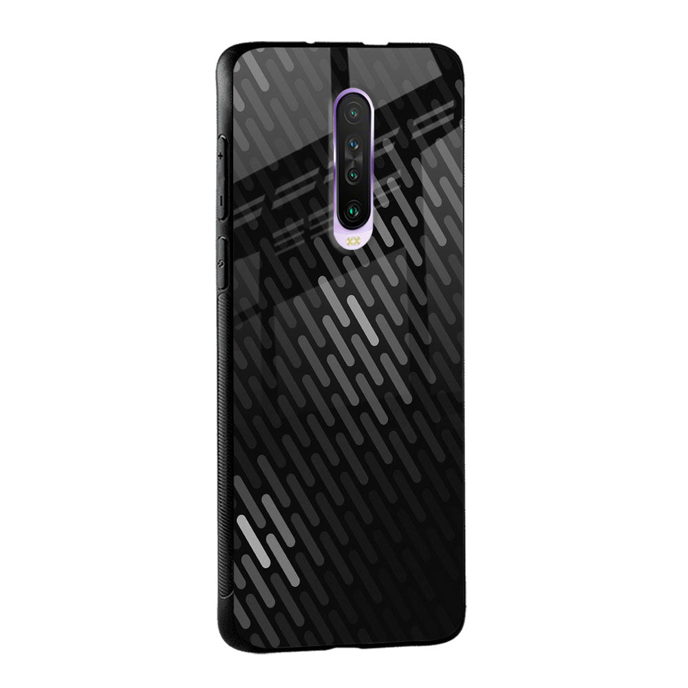 Dark Abstract Pattern Glass Case For Poco M4 5G