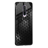 Dark Abstract Pattern Glass Case For Poco X2