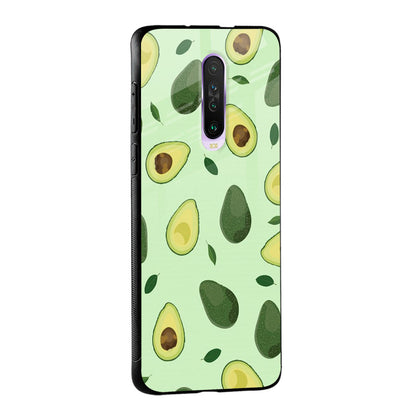 Avocado Green Glass Case For Poco M4 5G