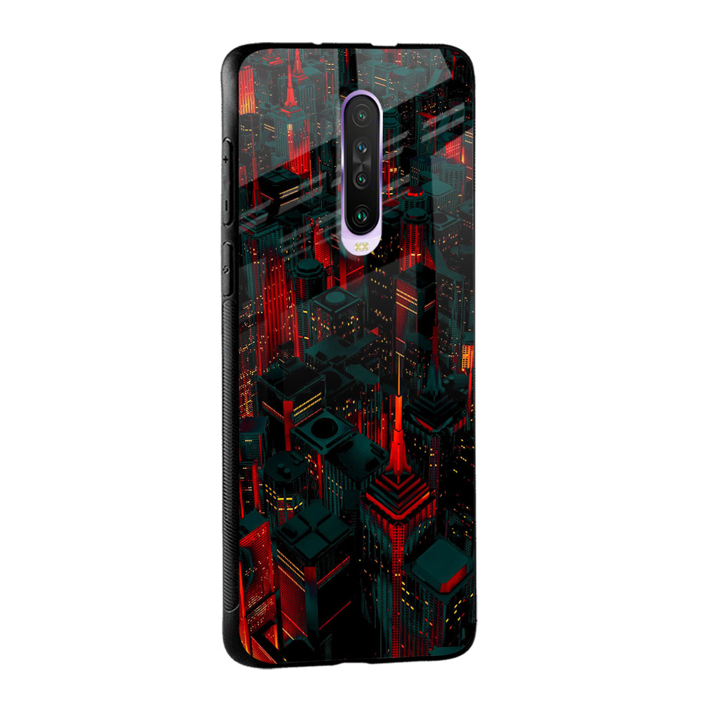 City Light Glass Case For Poco M5