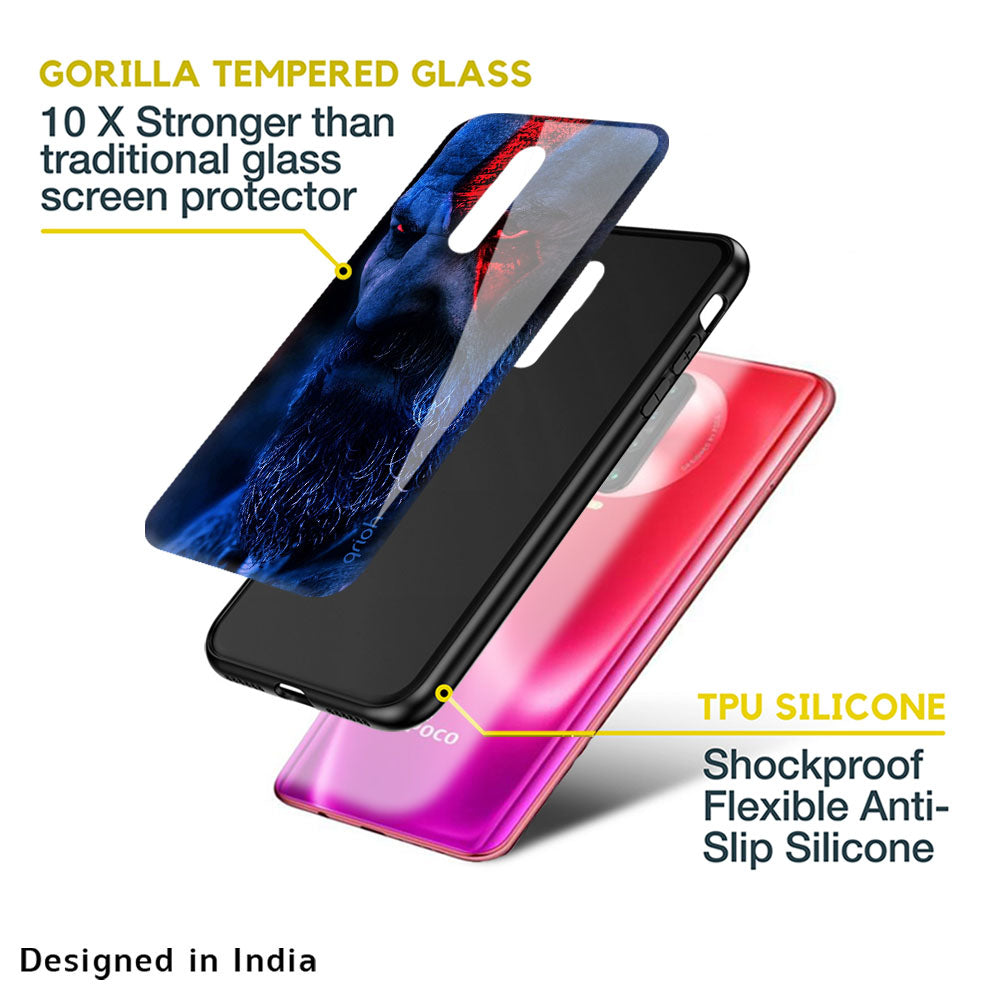 God Of War Glass Case For Poco M5