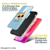 Adorable Cute Kitty Glass Case For Poco M5
