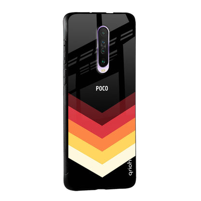 Abstract Arrow Pattern Glass Case For Poco M4 Pro