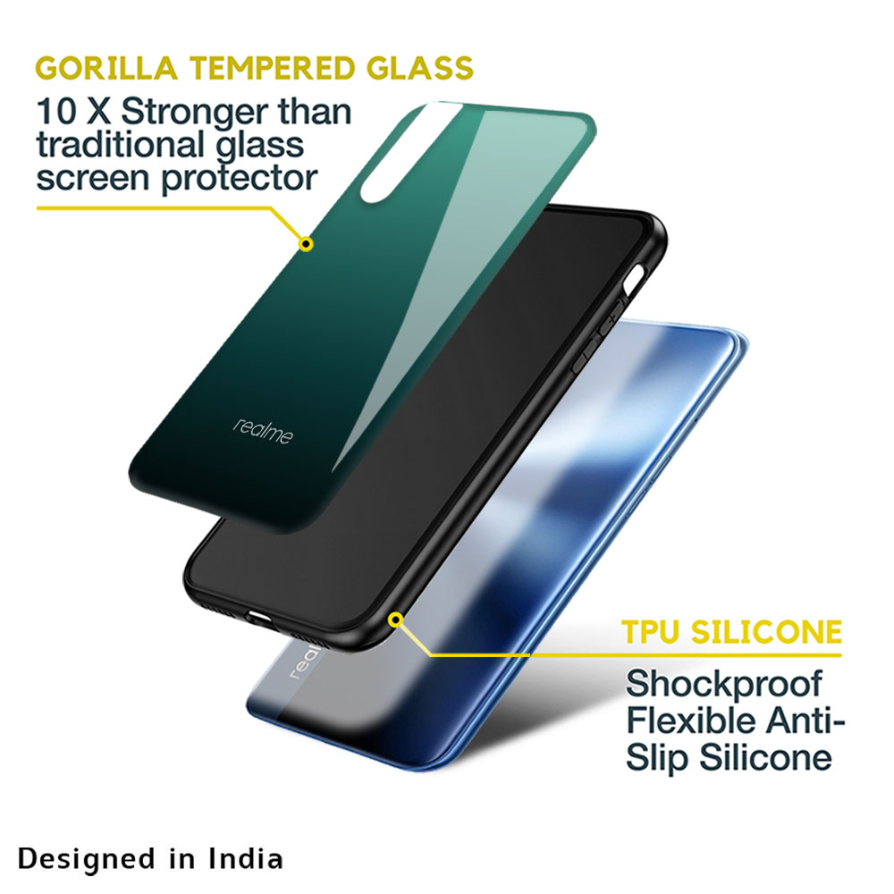 Palm Green Glass Case For Realme 10 Pro 5G